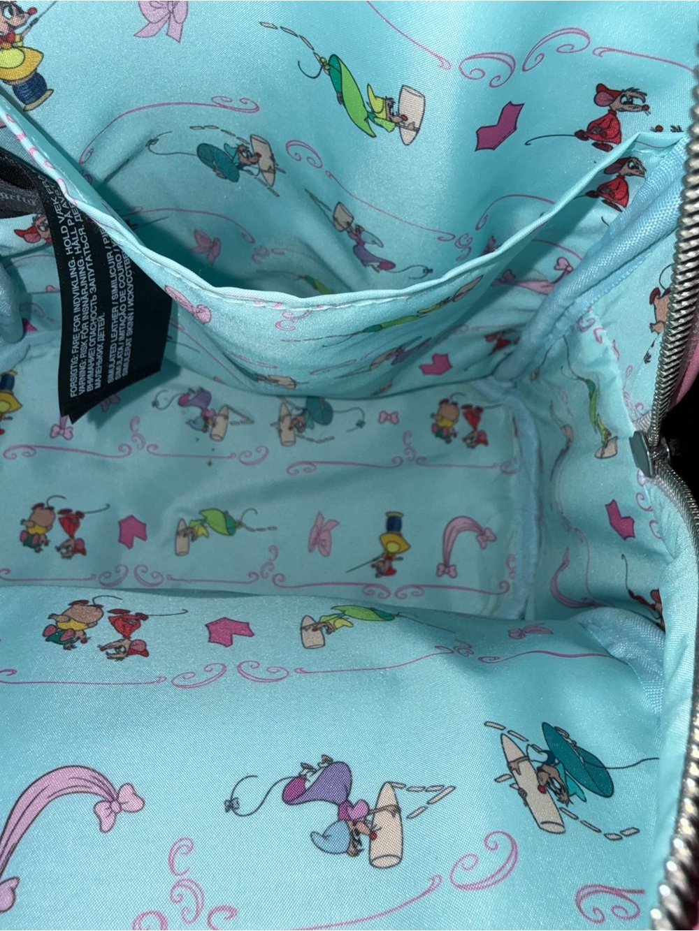 Loungefly Pink Cinderella Storybook Mini Backpack - Picture 6 of 7